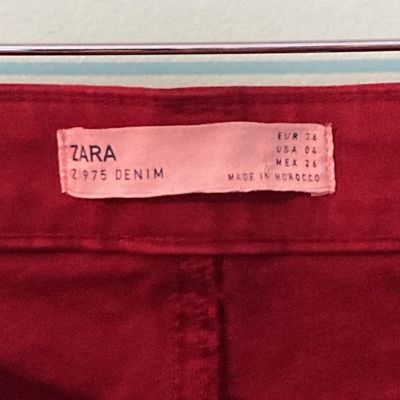 Zara red denim - Picture 2 of 5